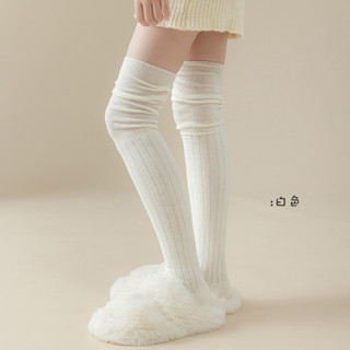  Tất đùi qua gối nhún mix bốt cho bé phong cách hàn quốc 