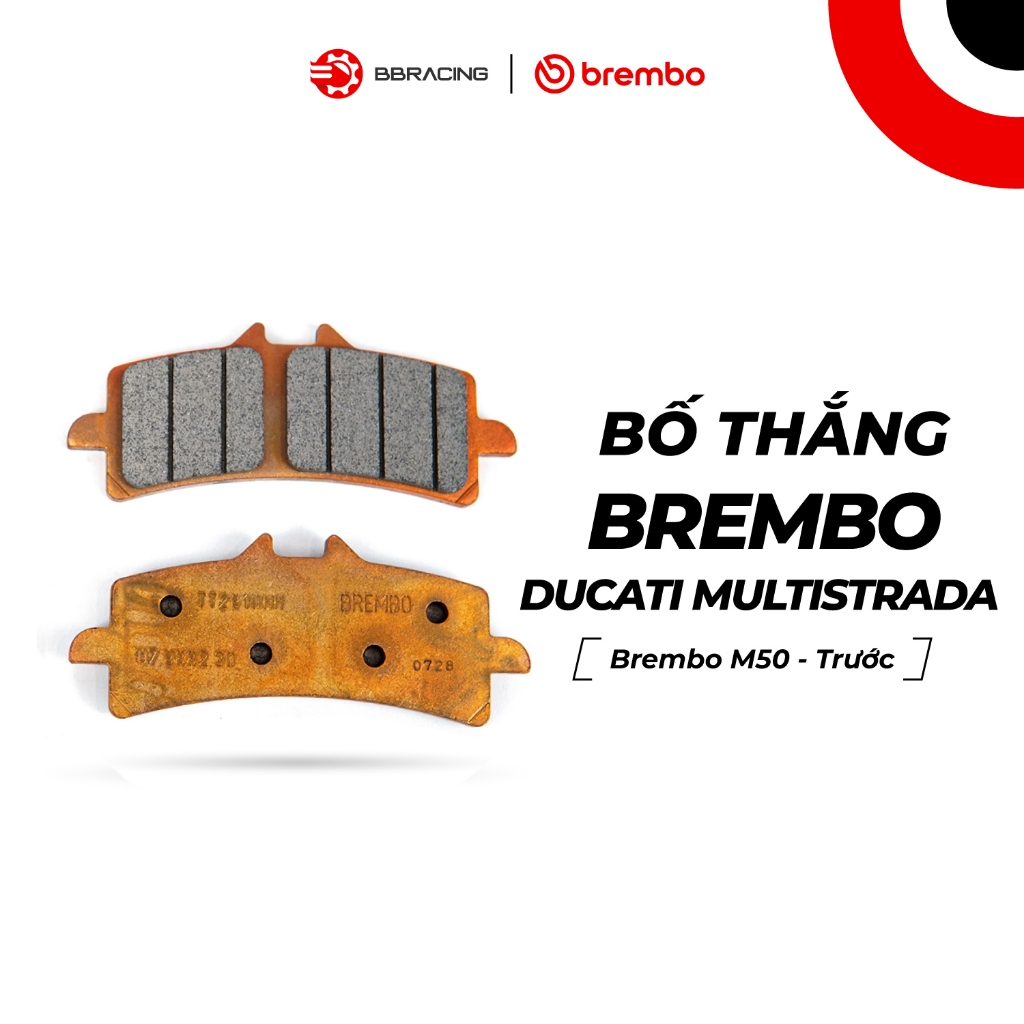Bố thắng trước Brembo 07BB37 Ducati Multistrada Heo Thắng Brembo M50