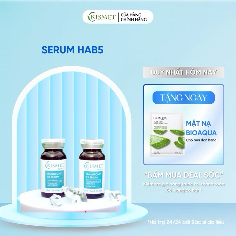Serum Hyaluronic B5 Kismet - Serum phục hồi da dung tích 10ml