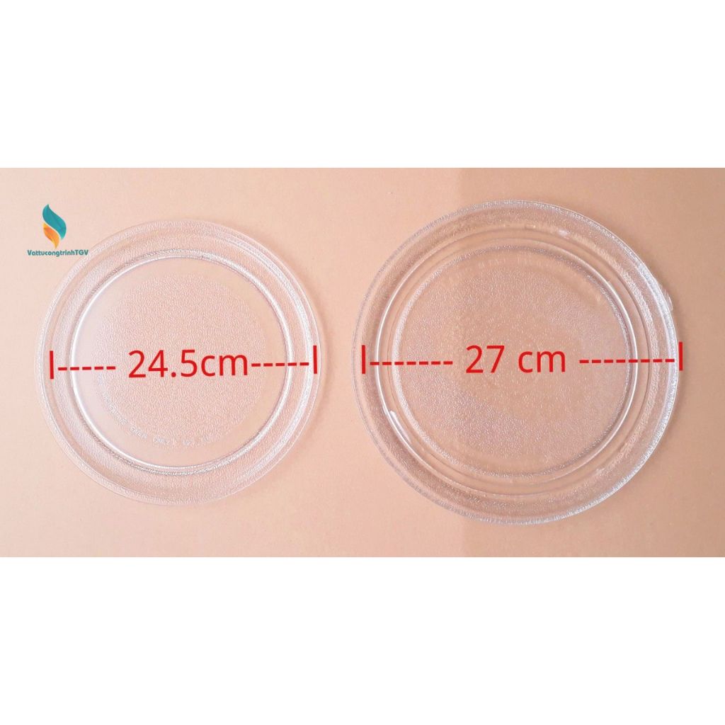 Đĩa lò vi sóng loại không mấu ĐK 24.5cm -27 cm dùng cho các loại Lò vi sóng 18L-20L