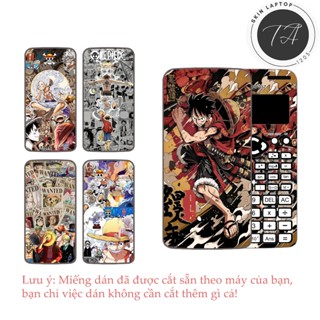  Miếng dán skin in hình Onepiece ver 2 Decal cho máy tính bỏ túi casio fx 580vnx 570vnplus fx880btg ... 