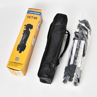 Chân Máy Ảnh Yunteng VCT-60 HL Studio - Chất Liệu Nhôm ABS, Chiều Cao 1.5m, Tải Trọng 3kg