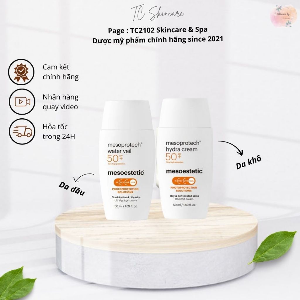 Kem chống nắng Mesoestetic light/ Matte