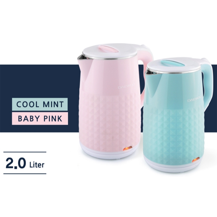 Ấm Siêu Tốc Hàn Quốc Daewoo DEK-MF170/DEK-MF180 1.7L, BH 1 năm chính hãng