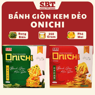 Bánh Quy Giòn Kem Dẻo ONICHI SBT Vị Rong Biển, Phô Mai, Thơm Ngon, Giòn Rụm