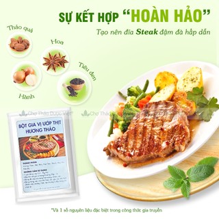 Bột ướp thịt hương thảo, gia vị tẩm ướp thịt nướng, thơm ngon, chuẩn vị - Chợ Thảo Dược Việt