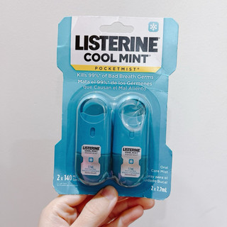 xịt thơm miệng listerine pocket mist (2x7.7ml)