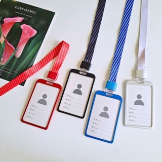  Thẻ đeo nhân viên chất liệu hợp kim nhôm không gỉ dây đeo thẻ lụa cao cấp bảng tên  kích thước vừa thẻ 8.5 x 5.4cm 