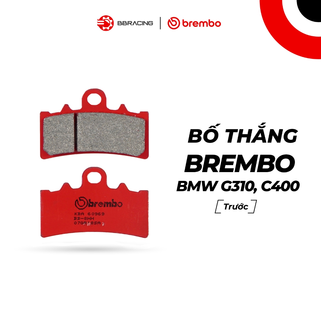 Bố thắng Brembo BMW G310 R/GS, BMW C400 X/GT