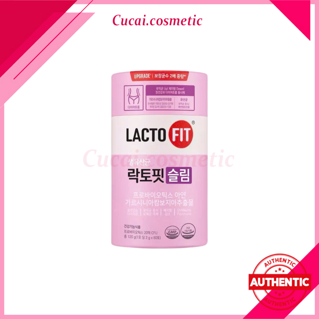 Men Vi Sinh LACTO-FIT SLIM Cải Thiện Đường Ruột, Hỗ Trợ Người Ăn Kiêng, Giảm Cân 2gx60 gói