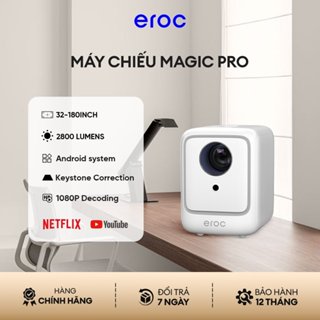 Máy chiếu mini Eroc MAGIC PRO độ phân giải Full HD 2800 Lumens Android IOS Netflix