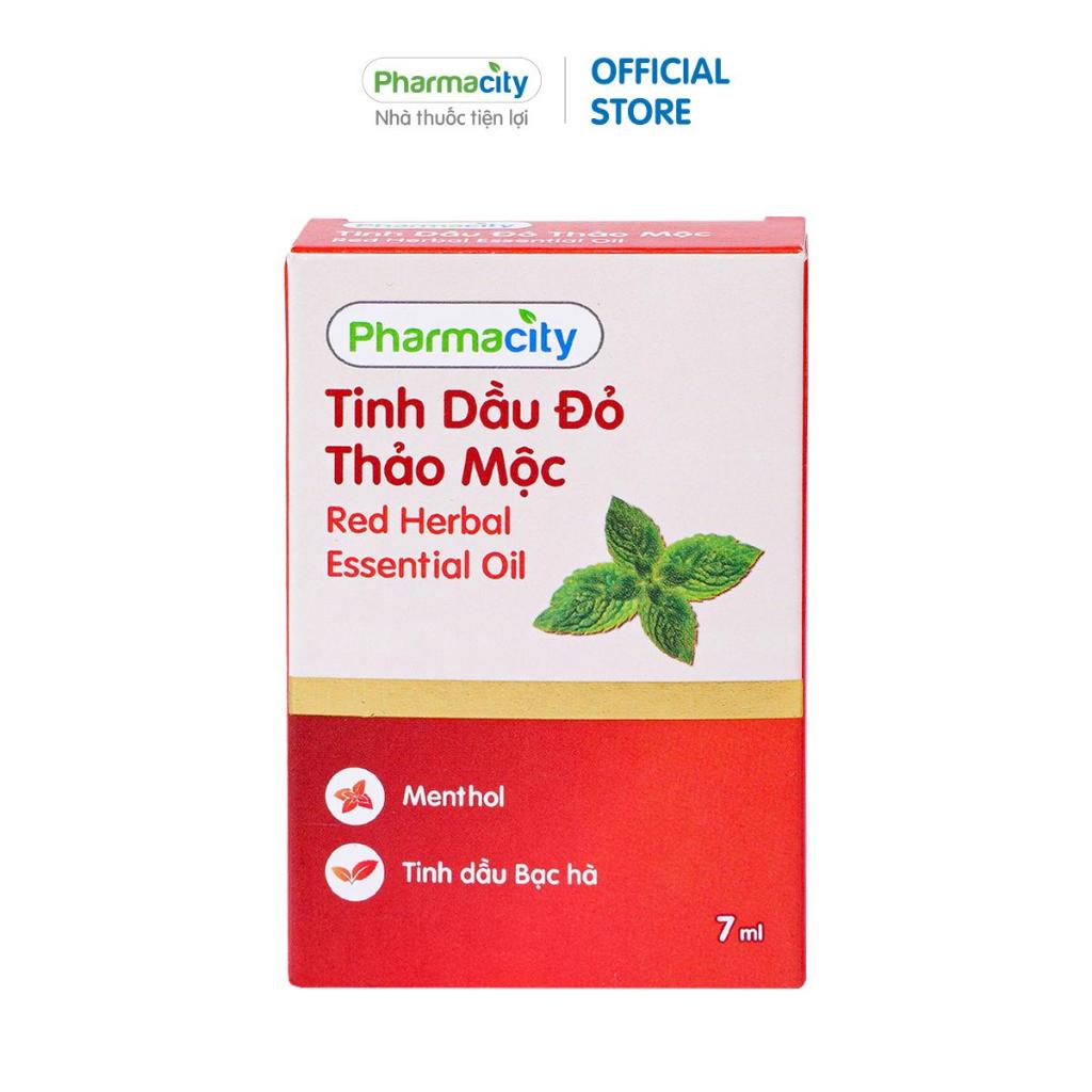 Tinh dầu Pharmacity đỏ tinh chất thảo mộc (Chai 7ml)