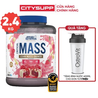  Sữa Bột Applied Professional Critical Mass  2.4KG 6KG  Lean Mass Gainer Nhập khẩu Anh Quốc | CitySupp 
