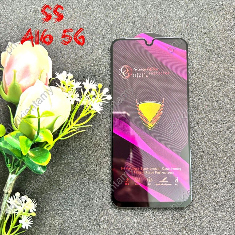 (F38) Miếng Dán Cường Lực Samsung A16 5G Full Màn Hình