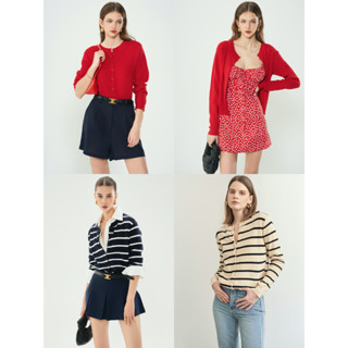 Áo Len Cardigan Đỏ Hot Nhất Của Lana Đỏ Thuần Đỏ Cherry | 3608 4399 | Lana Official