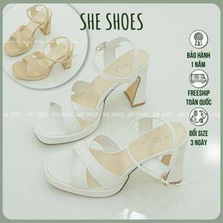 SANDAL GIÀY CƯỚI 9P QUAI CHÉO BASIC - NEW ARRIVAL - GC13001-9P