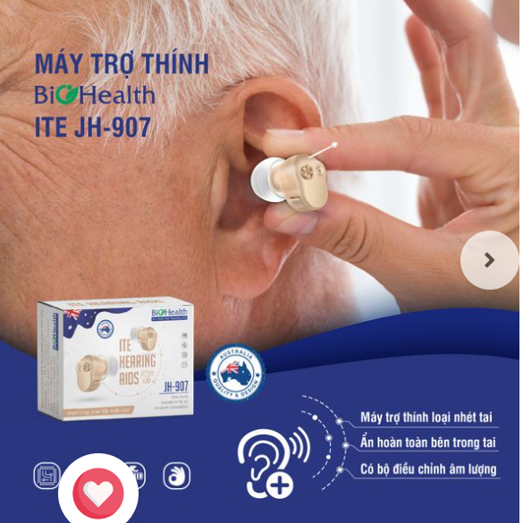 Máy trợ thính nhét tai ITE Biohealth JH-907