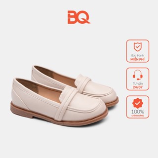 Giày lười nữ đế bằng da mềm kiểu dáng loafer thời trang BQ GC BV551