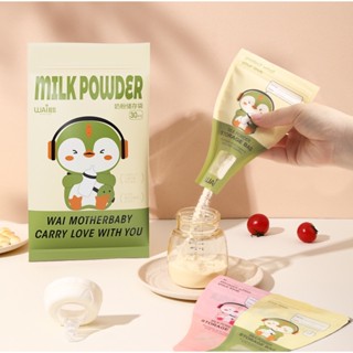 Túi Đựng Sữa Bột Wai 1 Gói 30 Túi , Túi Đựng Sữa Công Thức Tiện Lợi