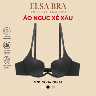   Tặng Kèm Dây Lưng  Áo Ngực Có Gọng 7 Kiểu Mặc Hở Lưng Tạo Khe ELSA BRA Chuyên Mặc Váy Mềm Mại Gợi Cảm - 7K 