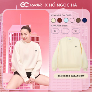 Áo Sweater ECOCHIC Logo Tag Local Brand Unisex Nam Nữ Mặc Đôi Chất Liệu Nỉ Bông Cao Cấp B106