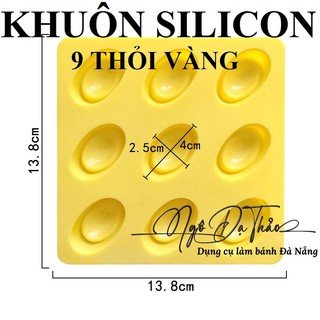 Khuôn silicon 9 thỏi vàng ( AKSHOPCAMLE 2501.050 )