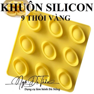 Khuôn silicon 9 thỏi vàng ( AKSHOPCAMLE 2501.050 )