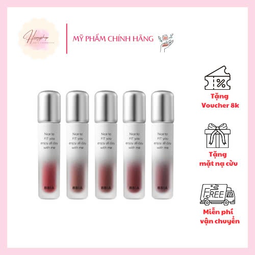 Son BBIA Air Fit Tint (Son kem lì), son BBIA mukbang