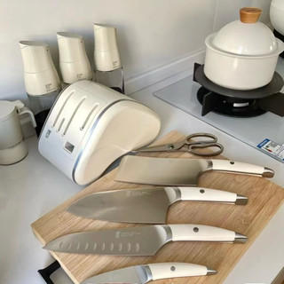 (SẴN) Bộ dao Tuobituo chất liệu thép vanadi có khả năng chống mài mòn đi kèm 6 món - Một Chút Xinh