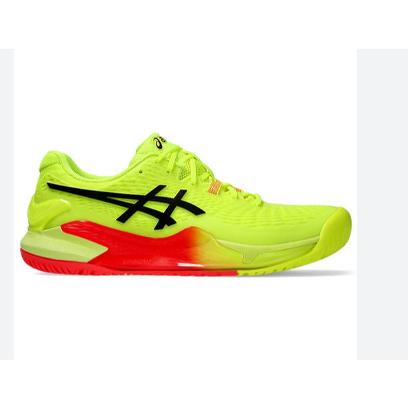 [Shopgiay1999] Asics Gel Resolution 9 Paris Safety Yellow/Black | Màu Xanh Neyon x Cam