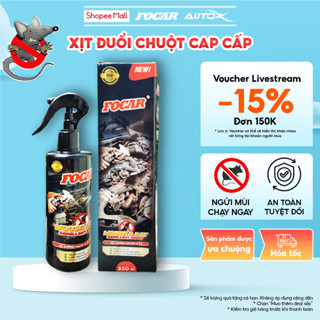 Xịt đuổi chuột ô tô Focar phướng pháp kích thích khứu giác đuổi chuột hiệu quả an toàn ngăn chặn chuột quay lại