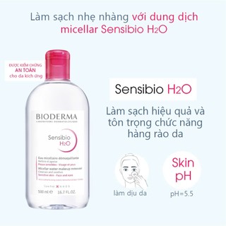 Nước Tẩy Trang Quốc Dân Cho Da Hỗn Hợp Và Da Nhạy Cảm Bioderma Solution Micellaire