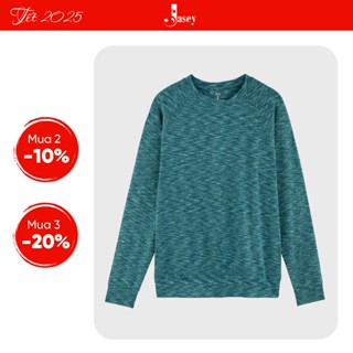 Áo thun nam trung niên dài tay JASEY, áo giữ nhiệt trung tuổi tặng bố hàng chuẩn size mã 1121