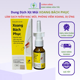 Xịt Xoang Bách Phục Thái Minh - Hỗ trợ giảm ngạt mũi