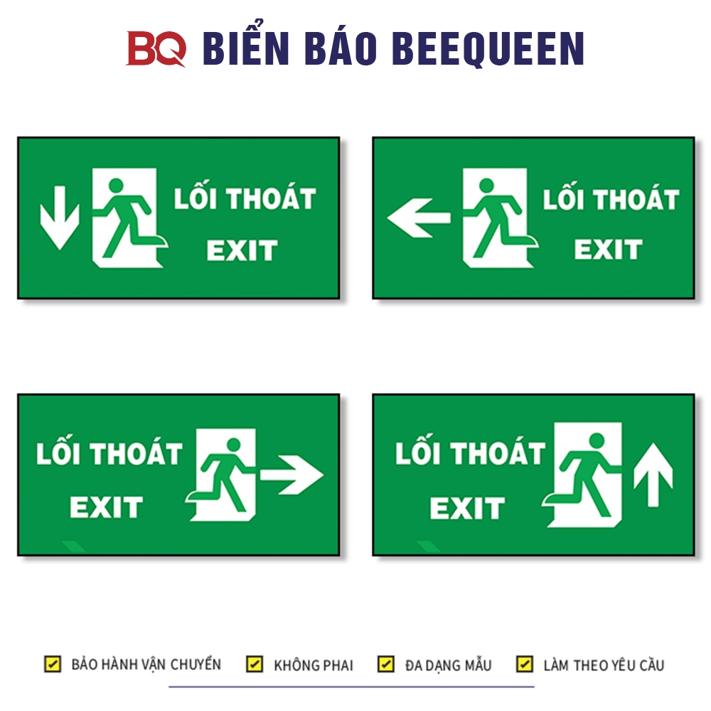 Biển báo lối thoát - exit