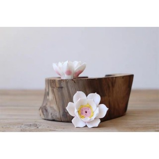 HOA SEN SỨ CẮM NHANG