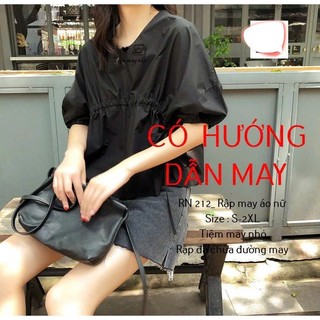 RN212_Rập giấy may áo rút eo nữ