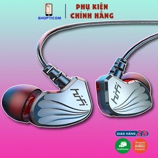 Tai nghe gaming có dây nhét tai S2000, tai phone in ear chơi game chống ồn điện thoại có mic S P