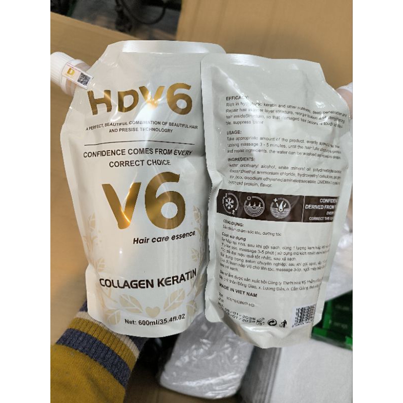 ủ tóc hdv6 600ml