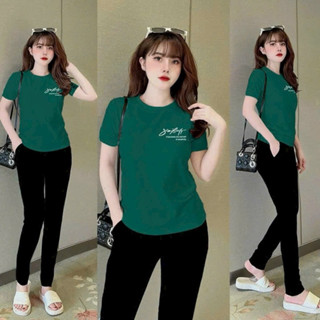 BỘ THỂ THAO NỮ ÁO THUN COTTON QUẦN THUN LẠNH CAO CẤP MỊN MÁT ĐỦ SIZE 45-70kg