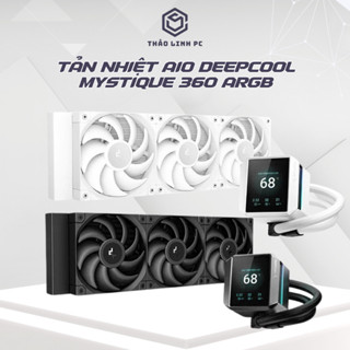 Tản Nhiệt Nước AIO Deepcool MYSTIQUE 360 ARGB - Màn Hình LCD (Trắng + Đen)