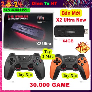 [Chính Hãng] Game Stick Đỏ 4K X2Pro 2024 Tay Cầm Xịn 41.000+ Game Máy Chơi Game Kết Nối Tivi Giá Rẻ