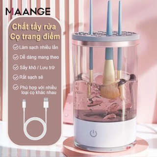  Máy Vệ Sinh Cọ Trang Điểm MAANGE Tự Động Brush Clean Làm Sạch Khô Nhanh Chóng 1620 