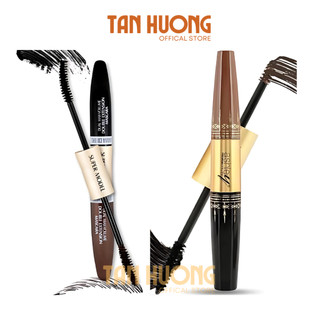  Mascara kèm chuốt mày 2in1 Sivanna Colors Double Extension Mascara HF901   A402 7g +5g 