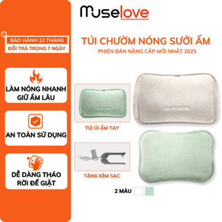  Túi Chườm Nóng Cao Cấp DELADEP Sưởi Ấm Bụng Tay Chất Liệu Vải Nhung Mềm Mại Sạc Điện Tự Ngắt An Toàn TCN02 