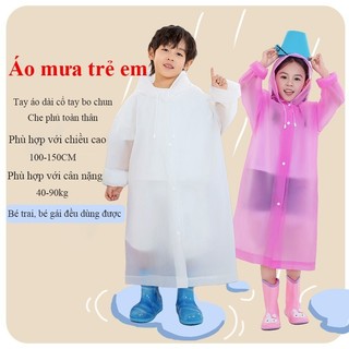  Áo mưa dùng một lần em bé áo mưa dạng nén tiện lợi không thấm nước cho bé đi chơi dã ngoại dùng một lần 