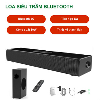 Loa thanh Soundbar, Loa tivi, Loa karaoke Bluetooth 5.0, Âm Thanh Vòm Sống Động 8D Max Hiệu Ứng đỉnh cao