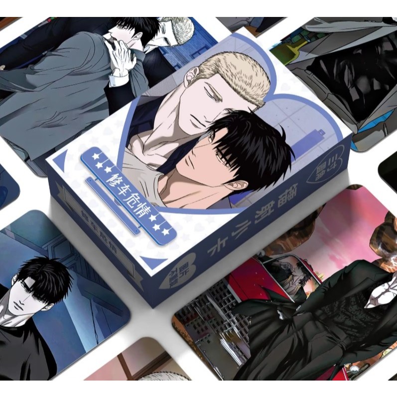 Hộp 55 lomo card Shutline thẻ ảnh anime hologram Korean Comics BL Manhwa BoyLove