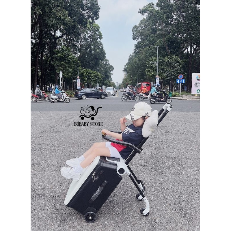 vali xe đẩy 2 in 1 ( sẵn HCM phiên bản 2025 ) Bảo Hành 3 năm. tặng full phụ kiện