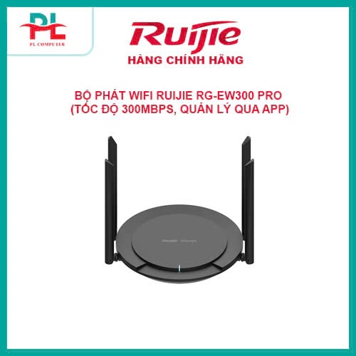Phát wifi Ruijie RG EW300 Pro 4 anten - Hàng Chính Hãng - Bảo Hành 36 Tháng